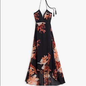 Beautiful floral WHBM dress. EUC.